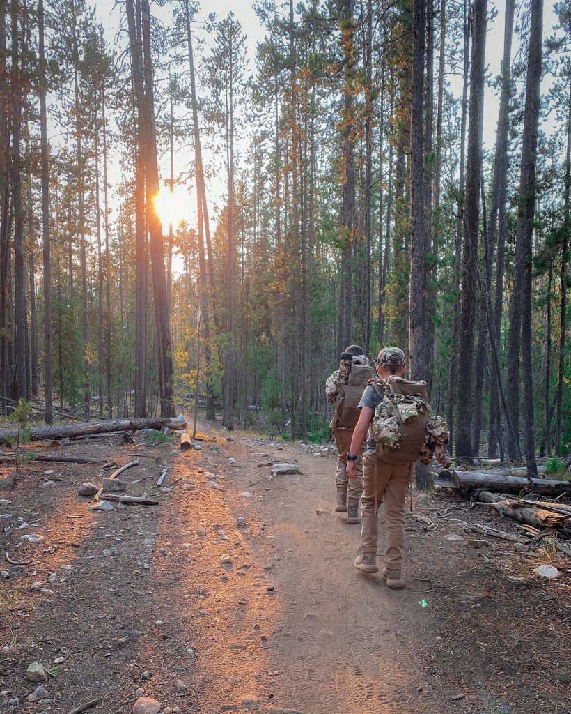 Hunting with children is advanced hiking with kids
